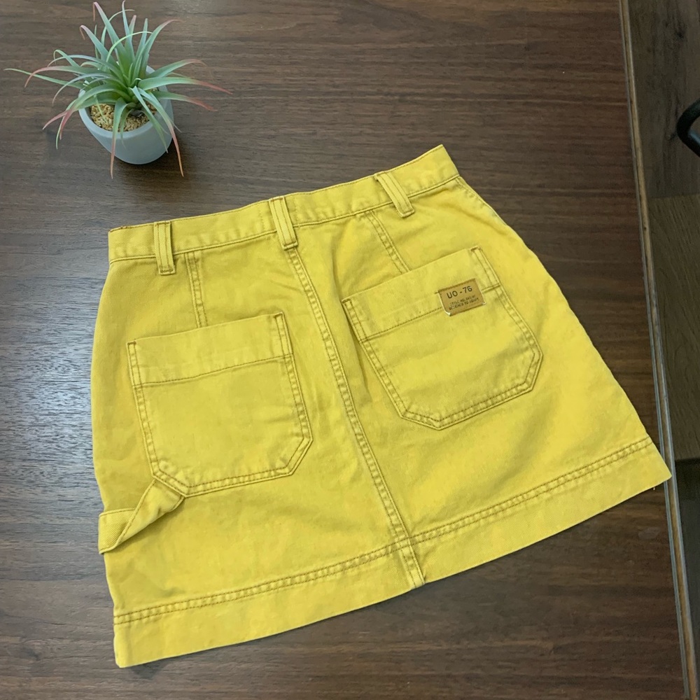 BDG Sun Yellow Carpenter Mini Skirt - Picture 5 of 5